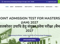 IIT JAM 2027 registration ends today at jam.iitkgp.ac.in; direct link to apply here