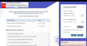 Ibps So Mains Admit Card 2026: IBPS SO Mains admit card 2026 released at ibps.in for 1,035 Specialist Officer posts, exam on November 1: Check direct link to download hall tickets here