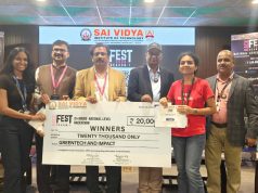 RV University students win first prize at national-level HackFest 2026 for carbon footprint tracking project