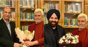 LG Manoj Sinha meets RS MP Shammi Oberoi, CM’s Advisor Nasir Aslam Wani ahead of Tuesday’s Cabinet expansion