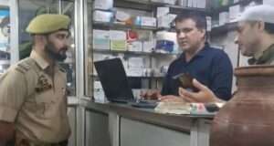 Joint crackdown on illegal medicine sale, misuse in Anantnag