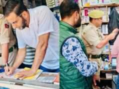 Baramulla Police conducts surprise checks of medical shops at Kreeri, warns against illegal sale of restricted drugs