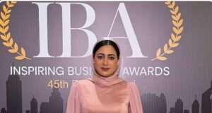 Baramulla’s Nelofer honoured as ‘Real Estate & Lifestyle Influencer of the Year’ in Dubai