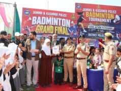Sedow School clinches Girls Badminton Tournament organised by Shopian Police