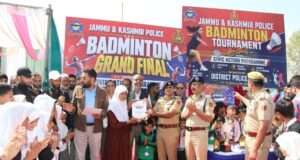 Sedow School clinches Girls Badminton Tournament organised by Shopian Police