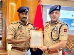 IGP Kashmir felicitates Srinagar Police for busting inter-state narcotics network
