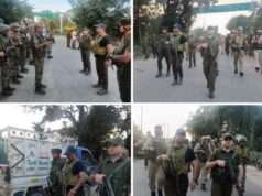 Samba Police, BSF conduct joint road march in Ghagwal to strengthen border security