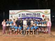 BSF Women’s Team clinches Gold at All India Police Cluster, defeats SSB 25–22