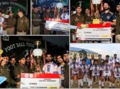 Young Star FC Handwara clinches Police District Knockout Football Tournament title after penalty shootout thriller