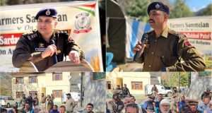 Ganderbal Police organises Farmers’ Sammelan at Gund to promote agricultural reforms, modern farming