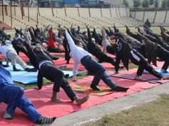 Handwara Police organises Yoga Session to promote fitness, mental well-being, discipline
