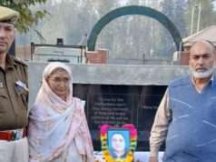 Awantipora Police honours martyrs by visiting families, displaying portraits in schools across Pampore