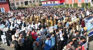 Kulgam Police, District Admn organise Ekta March, Band Show on Rashtriya Ekta Diwas