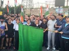 Udhampur Police organises Run for Unity, DIG Swarn Singh Kotwal flags off rally from Jakhani Chowk