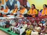 Reena Kashyap interacts with J&K BJP leadership, Sat Sharma calls for intensified grassroots organisational work