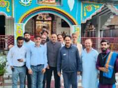 School Education Secretary Ram Niwas Sharma performs ancestral rites at historic Shri Martand Tirath in Mattan