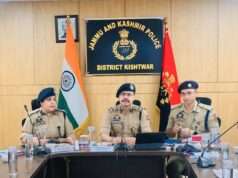 IGP Jammu reviews Kishtwar security grid, calls for intelligence-led operations, heightened vigilance
