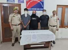 Kirpalpur Police crackdown nets three drug peddlers, 10.71 gms of heroin-like substance recovered