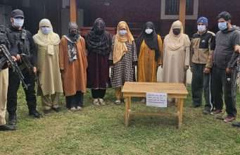Six arrested in Bandipora over alleged banned outfit network; police investigate cross-border links, ₹8 lakh funding trail