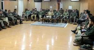 DGP Nalin Prabhat, XV Corps GOC review security operations in South Kashmir, assess operational preparedness