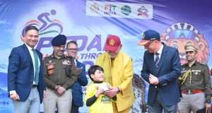 LG Manoj Sinha felicitates ‘Pedal Through Paradise’ winners, calls youth nation’s greatest strength