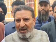 Altaf Bukhari demands compensation for hailstorm-hit farmers, orchardists