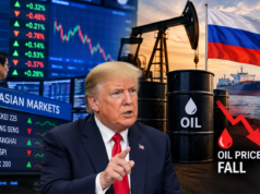 Asian shares mixed, oil prices fall about USD 1.50 as Trump says US will buy diesel from Russia