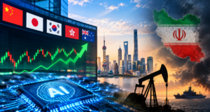 Asian shares mostly rise amid market optimism about AI, despite Iran worries