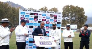 J&K vs MP: Match ends in draw, MP takes fi rst-innings lead