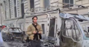 Clashes and fires break out as protesters rally across France, joining students