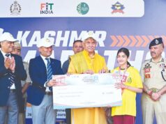 GVEI students shine at Kashmir Marathon, clinch 3 top finishes