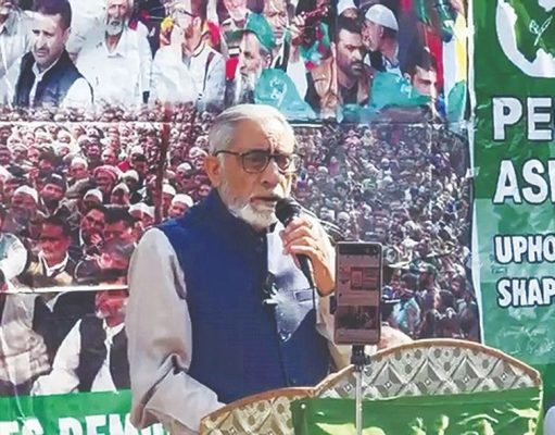 Hanjura accuses NC government of failing to fulfil poll promises