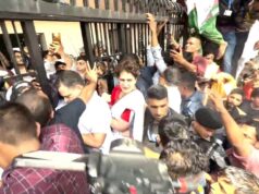 INDIA bloc protest march against CEC: Rahul, Priyanka in standoff with police at Akashvani Bhawan premises
