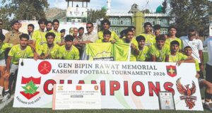 Kashmir Football Tournament 2026 | Downtown Heroes FC win Boys’, Girls’ U-17 titles