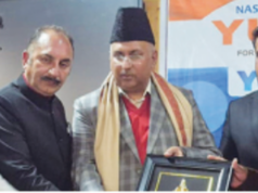 MP Ghulam Ali Khatana interacts with youth in Kupwara