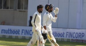 Irani Cup 2026 Day 3: J&K bowlers strike after lunch, RoI slip to 134/5