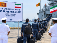 Sri Lanka repatriates 40 Iranian sailors after providing medical care