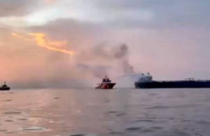 Romania says rescue mission underway after Black Sea ship fire; 1 dead, 3 missing