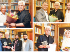 Union minister, KCCI head, Rotary President, BJP youth leader meet LG Sinha