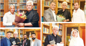 Union minister, KCCI head, Rotary President, BJP youth leader meet LG Sinha