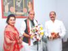 Vikramaditya Singh pays courtesy visit to Rajnath Singh